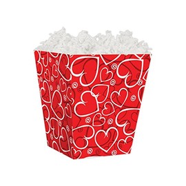 NW Sassy Hearts Sweet Treat Gift Boxes - 4 x 4 x 4 1/2in. - 12 Pack