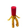 3d Printed Shot Shell Buddy with articulated legs and hidden