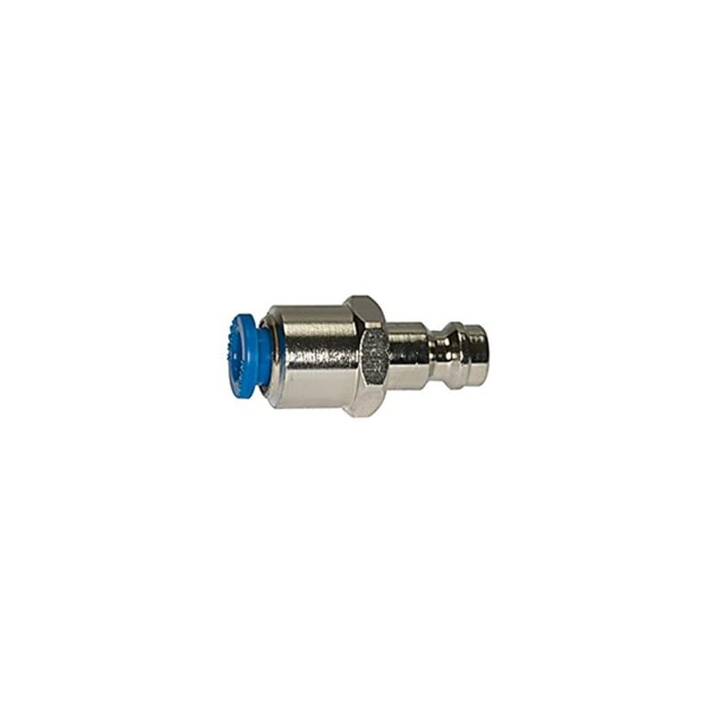 RIEGLER 107191-243.800-N Push-in Nipple 8 mm for NW 5 Couplings