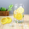 UDNFHL 15 Plastic Pieces Simulated Lemon Slices, Simulated Fruit Decoration,