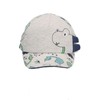 Sterntaler Jungen Baseball-cap Multidino Baseballkappe, silber, 45