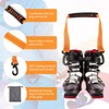 lasuroa 2pcs Ski Boot Carrier Straps with Storage Bag, Portable