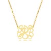 YANCHUN Initial Necklaces for Women Letter Necklace Gold a Initial