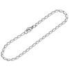 NKlaus Women's 925 Sterling Silver Bracelet 19 cm Long Curb