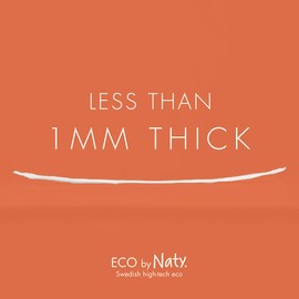 Eco by Naty panty liners - normal, 32 panty liners. Vegetable, vegan and 0% plastic on the skin