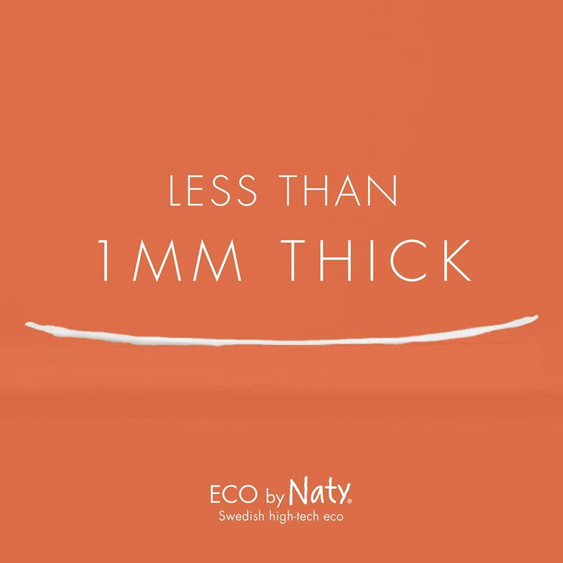 Eco by Naty panty liners - normal, 32 panty liners.