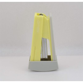 KW-triO Cute Swing Stapler, 20-Sheet Capacity, with 1000 Staples (Yellow)