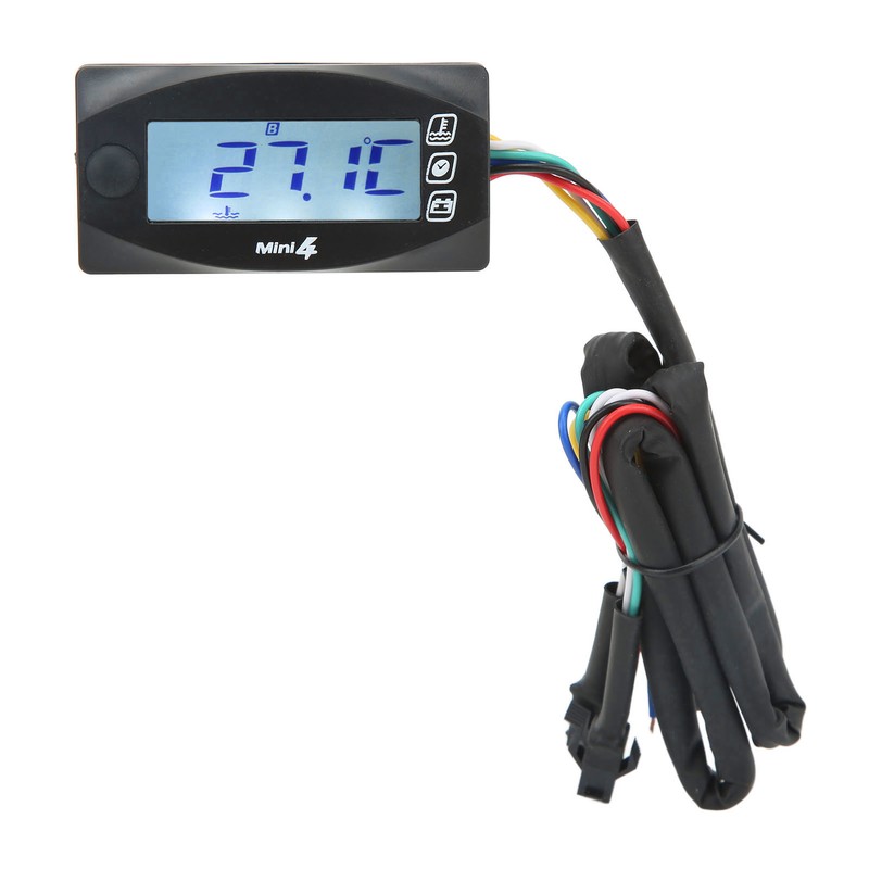 Motorcycle Digital Display 4 in 1 Thermometer Oil Engine Temperature