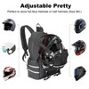 JLDTOP Motorcycle Helmet Backpack Waterproof Oxford Motorcycle Backpack with Helmet