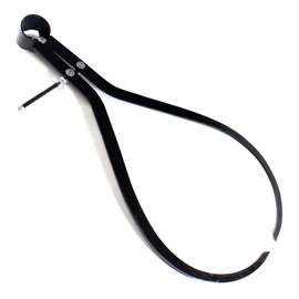 QUIX 6" (15.2 cm) Steel Outside Spring-type Caliper | Precise Thickness & Diameter Measurement | Durable Tension Screw Mechanism