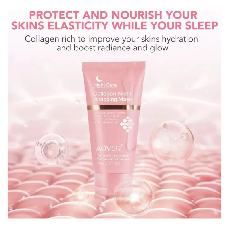 Firmeza Facial | Mascarilla Rutina Nocturna Colágeno 75ml