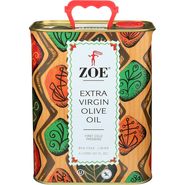 ZOE Extra Virgin Olive Oil Tin, 3 Liter, 101.4 Ounce