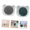 Abaodam 2pcs Ceramic Hamster House Summer Cooling Hideout for Dwarf