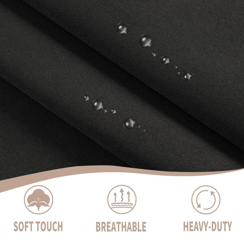 Vatge Front Door Curtains for Glass Window - Blackout Door