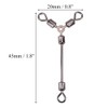 3 Way Fishing Swivels Fishing Line for Hook Swivels Connector