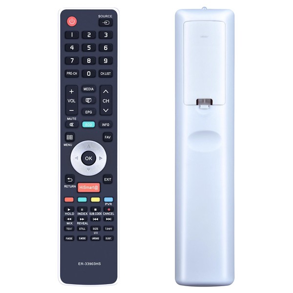 TCNOUMT Replacement TV Remote Control, ER-33903HS Remote Control Compatible with