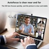 PEGATISAN Webcam HD 1080P Eye Contact Camera with Microphone 120