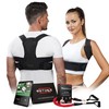 Posture Corrector for Men and Women, 3-in-1 Back Straightener and