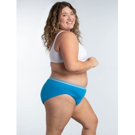 Fruit of the Loom Women's Eversoft Cotton Underwear Multipacks, Tag Free & Breathable, Available in Plus Size, Hi Cut-Assorted Color May Vary, 11