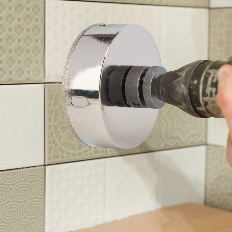 HLOFIZI 4-1/4 Inch Diamond Hole Saw 4.25 Tile Hole Saw