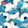 Albanese World's Best Gummi Blue Raspberry Rings, 4.5lbs of Candy