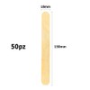 50 Wax Sticks Wooden Spatula for Hair Removal