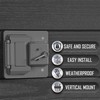 Bell PTC521GY 2-Gang Weatherproof Switch and Outdoor Outlet Cover, Gray