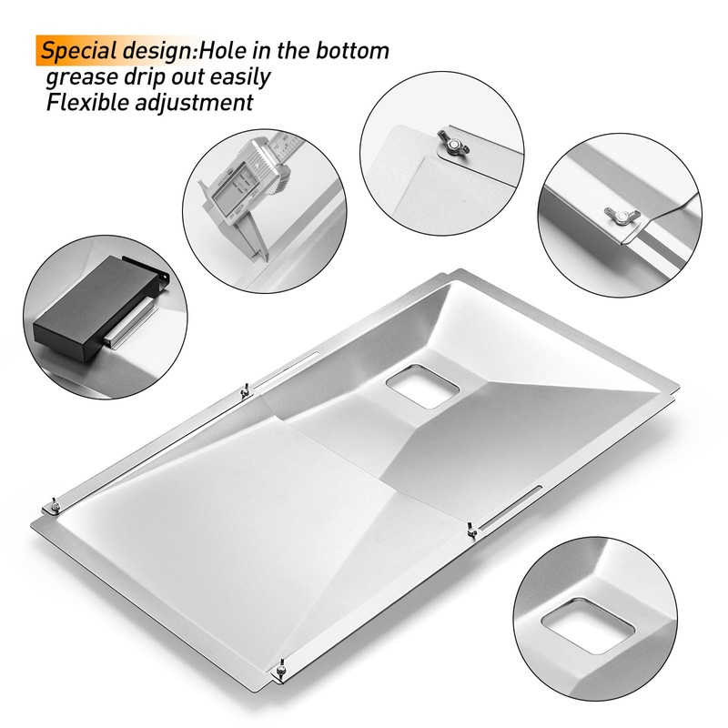 Grease Tray fits Nexgrill, Charbroil, Kenmore, BHG, Dynaglo, Grill Master,