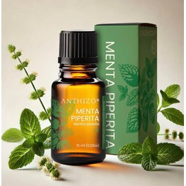 Aceite Esencial de Menta Pimentada 10 ml, 100% Puro
