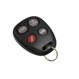 Corvette Central 1997-2000 Corvette Remote Door Lock Transmitter/Key Fob - Black, Push Button Actuator, Manual Operation