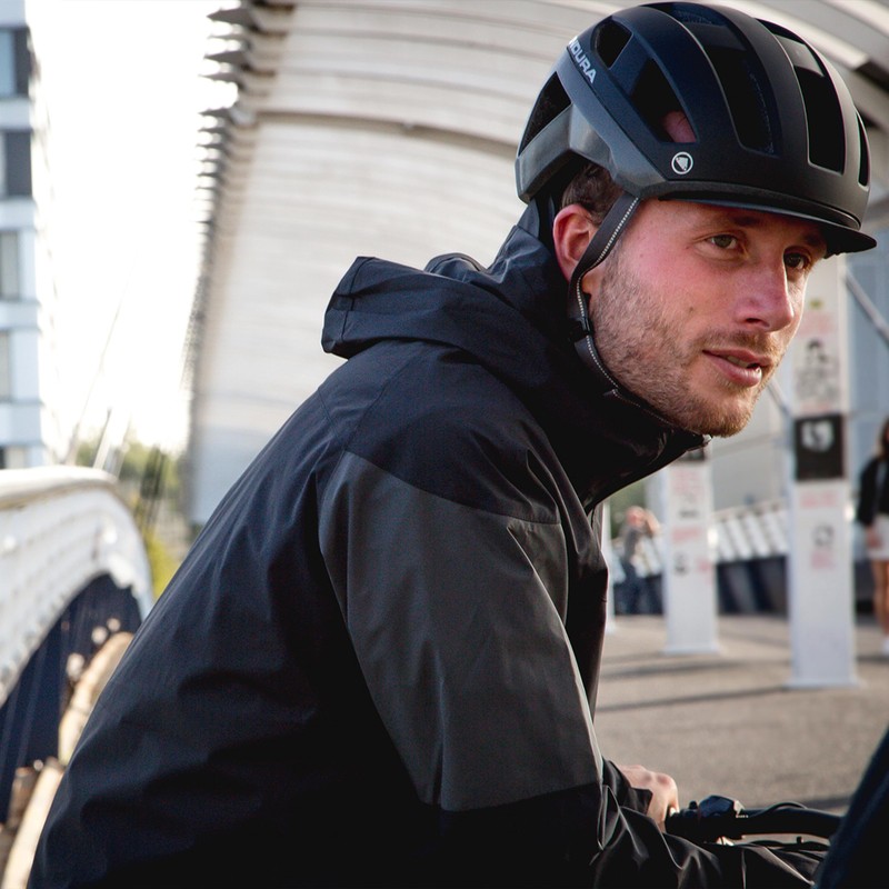 Endura Men's Urban Luminite Helmet, Black, L-XL