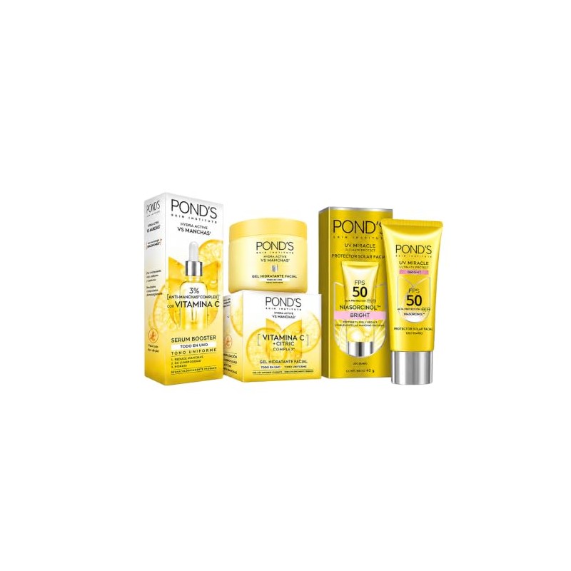 Pond's Kit Anti-Manchas Vitamina C y Protección Solar, 3pzas: Gel