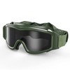 XaegisTac Airsoft Anti fog Goggles Adjustable Military Tactical Glasses with