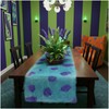 1 Pcs Monster Party Table Runner Furry Monster Design Runner