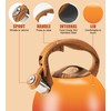 Foedo Tea Kettle Stovetop, 3.2Qt Stainless Steel Tea pots with
