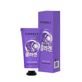 CONSLY_Collagen Hand Essence Cream, Firming and Hydrating Hand Cream with Hydrolyzed Collagen, Smooths and Softens Skin, Prevents Dehydration and Wrinkles