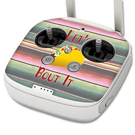 Skin Compatible with DJI Phantom 3 Professional Drone Controller – Lets Taco Bout It | MightySkins Protective, Durable, and Unique Vinyl Decal wrap Cover | Easy to Apply, Remove | Made in The USA