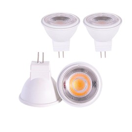 mr11 led Spotlight bulb 3w Non-dimmable AC/DC12V Low voltage GU4 2-Pin 2700K Warm white 38 degree 240lm 25-30W Halogen replacement for Outdoor Landscape Spotlight and Track Light (2700K Warm white)