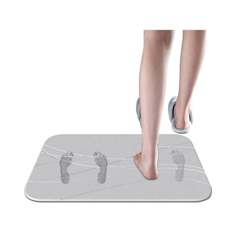 wnomdy Bath Stone Mats Diatomaceous Earth, Fast Water Drying,Non-Sli