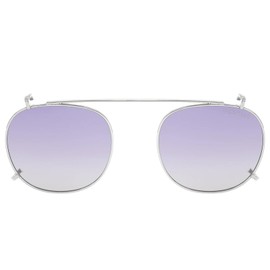 Moscot Clip for Sunglasses, Polarized Clip-On Sunglasses, Polarized Lenses in Moscot Style, Ultralight, Men Women, Retro Moscot, Purple