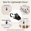 BIHRTC Pack of 25 Black Curtain Clips String Light Hangers