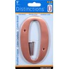 Distinctions 90590 Brushed Copper House Number 0, 5-Inch