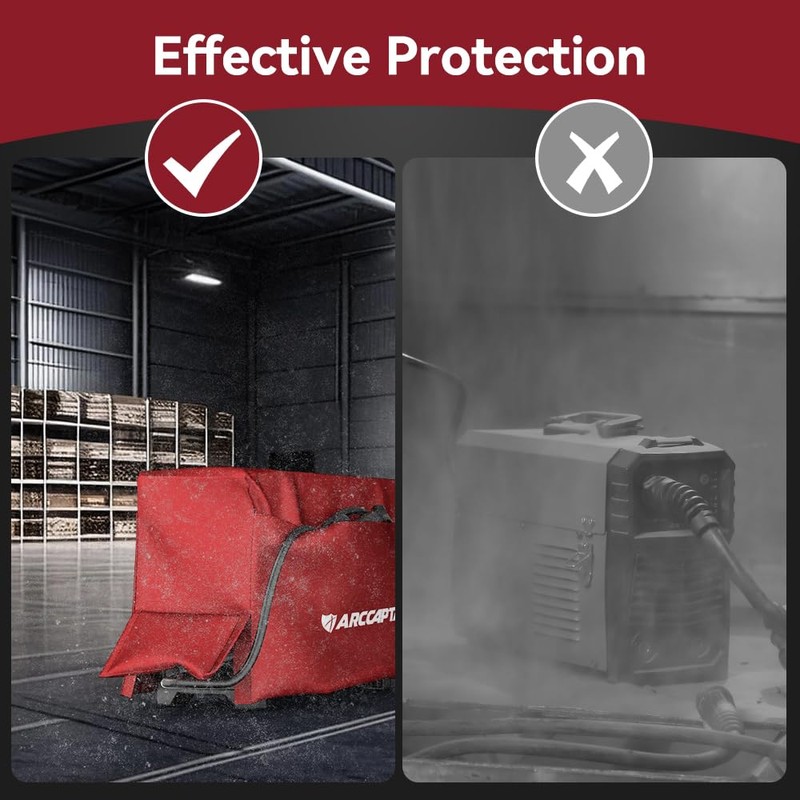 ARCCAPTAIN Welder Cover, Waterproof Protective Cover, Reusable and Foldable Dust