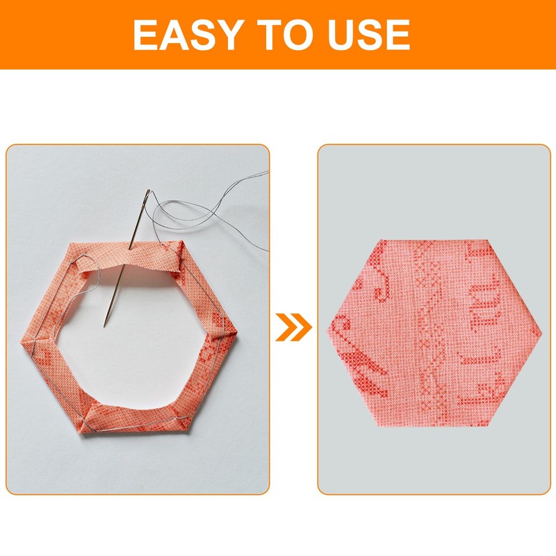 sourcing map 200 Count Hexagon Paper Piecing Paper for Quilting,