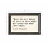 Creative Co-Op Wood Framed Wall Décor with Quotes (Set of