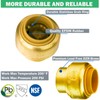 WHK 12 PACK 1/2" PEX Plug End CAP,Copper Cap 1/2"
