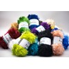 Estako Eyelash, 100% Polyester Yarn, Soft, Fuzzy for Crochet and