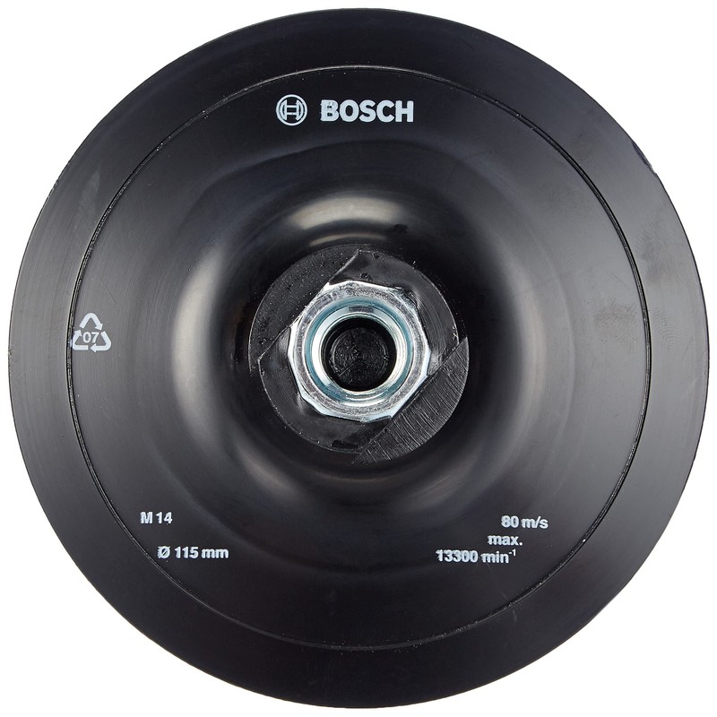 Bosch Accessories 2609256271 115 mm Rubber Sanding Plate for Angle