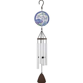 Petals and Patterns Wind Chime Outdoor Garden Windchimes 27 Inches New