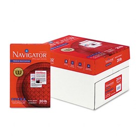 Navigator Premium Copy/Laser/Inkjet Paper, 97 Brightness, 20 lb, Legal Size (8.5 x 14), White, 5000 Sheets (NMP1420)